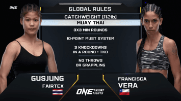กัสจัง แฟร์เท็กซ์ vs ฟรานซิสกา เวรา | ONE ลุมพินี | 10 ก.พ. 66 | Ch7HD