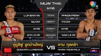 คูมูซีฟูลูกบ้านใหญ่ vs คาม กุลคล้า “fairtex fight x ไทวัสดุ 4 champions tournament” (11 ก.พ. 66)