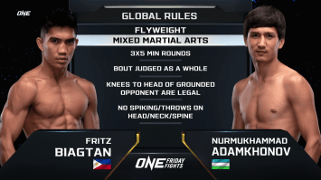 ฟริตซ์ บิอักตัน vs อดัมโคนอฟ นูร์มูฮัมหมัด | ONE ลุมพินี | 17 ก.พ. 66 | Ch7HD