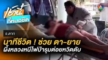 นาทีชีวิต ! รุดช่วย “ตา-ยาย” ถูกผึ้งหลวงนับหมื่นตัว หนีไฟป่า รุมต่อย จ.ตาก