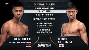 เฮอคิวลิส ว.จักรวุฒิ vs ชินโก ชิบาตะ | ONE ลุมพินี | 24 ก.พ. 66 | Ch7HD