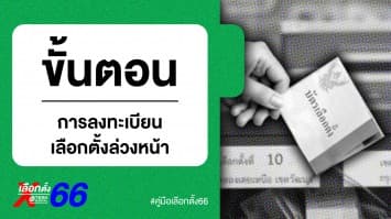 คู่มือเลือกตั้ง 66 : ขั้นตอนการลงทะเบียน ขอใช้สิทธิเลือกตั้งล่วงหน้าในเขตเลือกตั้ง/นอกเขตเลือกตั้ง