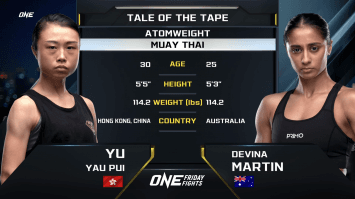 หยู เหยา ปุย vs เดวีนา มาร์ติน | ONE ลุมพินี | 31 มี.ค. 66 | Ch7HD