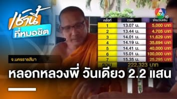 หลวงพี่สุดช้ำ ถูกหลอกลงทุนออนไลน์สูญ 2.2 แสนบาท ในวันเดียว จ.นครราชสีมา 