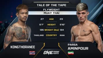 ก้องธรณี ส.สมหมาย vs พาร์ซา อามินิปัวร์ | ONE ลุมพินี 43 | 1 ธ.ค. 66 | Ch7HD