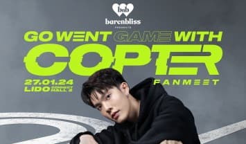 เตรียมฟิตร่างกายไปกับคอปเตอร์ในงานแฟนมีต  “barenbliss PRESENTS GO WENT GAME WITH COPTER FANMEET”