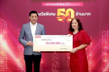 ออมสินแจกแล้ว! มอบโชคใหญ่รับปีใหม่ 2567 มูลค่า 50 ล้านบาท กับผู้ถูกรางวัลพิเศษ สลากออมสินพิเศษ 2 ปี จากจังหวัดกรุงเทพฯ