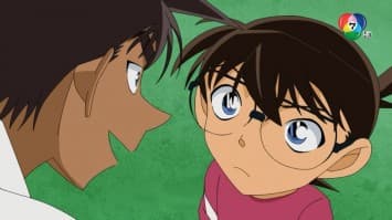 ดูย้อนหลัง โคนัน เดอะซีรีส์ EP.1090 ตอนคำท้าทายของโอโอกะ โมมิจิ (ตอนแรก) (1/2)