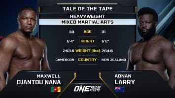 แม็กซ์เวลล์ จันตู นานา vs แอดแนน ลาร์รี | ONE ลุมพินี 52 | 16 ก.พ. 2567 | Ch7HD