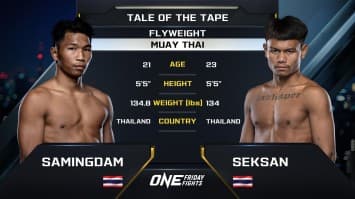 สมิงดำ ลูกสวน vs เสกสรร แฟร์เท็กซ์ | ONE ลุมพินี 53 | 23 ก.พ. 2567 | Ch7HD