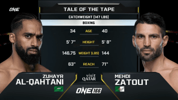 ซูฮาร์ แอล กาห์ทานี vs เมห์ดี ซาทูต | ONE 166 | 1 มี.ค. 2567 | Ch7HD