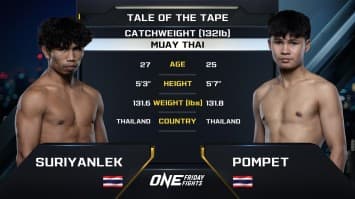 สุริยันต์เล็ก พ.เย็นยิ่ง vs ป้อมเพชร พีเค.แสนชัย | ONE ลุมพินี 54 | 8 มี.ค. 2567 | Ch7HD