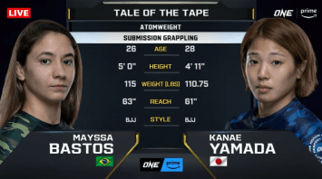 เมซซา บาสโตส vs คานาเอะ ยามาดะ | ONE FIGHT NIGHT 20 | 9 มี.ค. 67 | CH7HD