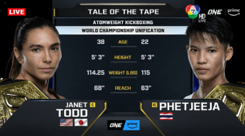 เพชรจีจ้า ลูกเจ้าพ่อโรงต้ม vs เจเน็ต ท็อดด์ | ONE FIGHT NIGHT 20 | 9 มี.ค. 67 | CH7HD