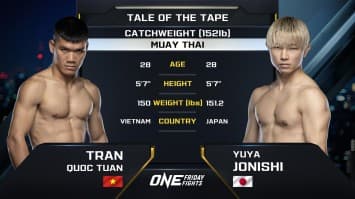 ตวน ตรัน vs ยูยะ โจนิชิ | ONE ลุมพินี 57 | 29 มี.ค. 2567 | Ch7HD