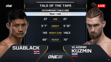 เสือแบล็ค ท.พราน49 vs วลาดิเมียร์ คุซมิน | ONE FIGHT NIGHT 21 | 6 เม.ย. 67 | CH7HD