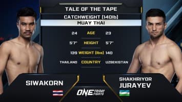 ศิวกร พีเค.แสนชัย vs ชาคริยอร์ ยูราเยฟ | ONE ลุมพินี 59 | 19 เม.ย. 2567 | Ch7HD