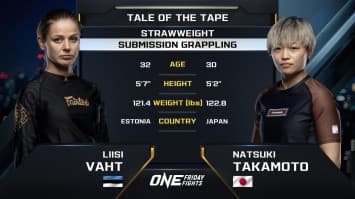 ลีซี วาห์ต vs นัตสึกิ ทาคาโมโตะ | ONE ลุมพินี 60 | 26 เม.ย. 2567 | Ch7HD