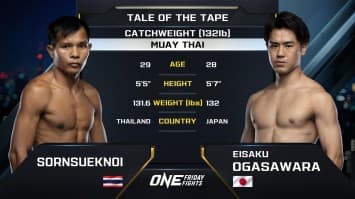 ศรศึกน้อย เอฟเอ.กรุ๊ป vs เอซากุ โอกาซาวาระ | ONE ลุมพินี 60 | 26 เม.ย. 2567 | Ch7HD