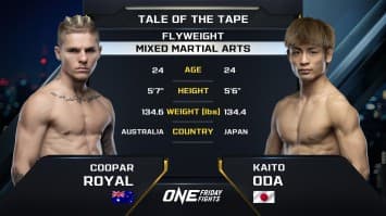 คูปาร์ รอยัล vs คาอิโตะ โอดะ | ONE ลุมพินี 60 | 26 เม.ย. 2567 | Ch7HD