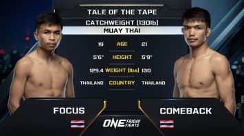 โฟกัส แอ๊ดสันป่าตอง vs คัมแบ็ค ทีเค.ยุทธนา | ONE ลุมพินี 60 | 26 เม.ย. 2567 | Ch7HD