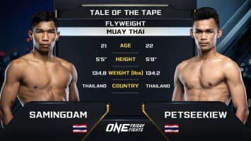 สมิงดำ ลูกสวน vs เพชรสีคิ้ว ก.กัมปนาท | ONE ลุมพินี 67 | 14 มิ.ย. 2567 | Ch7HD