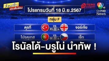 “โรนัลโด้” นำทัพฝอยทองเตะนัดแรก ศึก “ฟุตบอลยูโร 2024”  | ขิงก่อนแข่ง