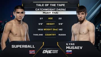 ซุปเปอร์บอล วันของโอม MBK vs อิลยาส มูซาเอฟ | ONE ลุมพินี 71 | 19 ก.ค. 2567 | Ch7HD