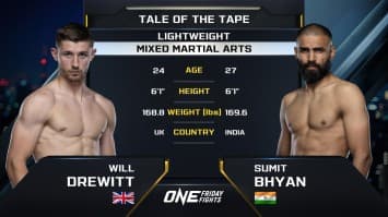 วิลล์ ดรูวิท vs สุมิตร บายาน | ONE ลุมพินี 72 | 26 ก.ค. 2567 | Ch7HD