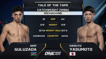 อาคีฟ กูลูซาดา vs ฮารูโตะ ยาซูโมโตะ | ONE ลุมพินี 72 | 26 ก.ค. 2567 | Ch7HD