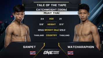 สรรเพชร ส.สละชีพ vs วัชรพล สิงห์มาวิน | ONE ลุมพินี 73 | 2 ส.ค. 2567 | Ch7HD