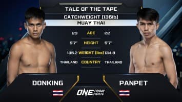 ดอนคิงส์ โยธารักษ์มวยไทย vs ปานเพชร ส.นฤมล | ONE ลุมพินี 74 | 9 ส.ค. 2567 | Ch7HD