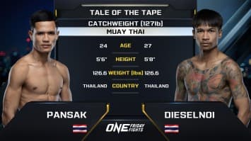 พันศักดิ์ ว.วรรณทวี vs ดีเซลน้อย เหลี่ยมธนวัฒน์ | ONE ลุมพินี 75 | 16 ส.ค. 2567 | Ch7HD