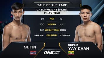 สุทิน รินมวยไทย vs ซูปาร์ เย จัน | ONE ลุมพินี 77 | 30 ส.ค. 2567 | Ch7HD