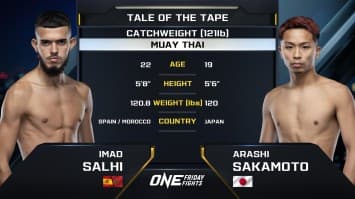 อิมาด ซาลฮี vs อาราชิ ซากาโมโตะ | ONE ลุมพินี 77 | 30 ส.ค. 2567 | Ch7HD