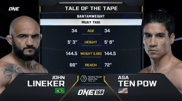 จอห์น ลินีเคอร์ vs  เอซา เทน พาว | ONE 168 | 7 ก.ย.67 | CH7HD