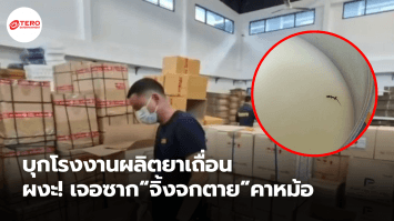 บุกทลายโรงงานผลิตยาเถื่อน ผงะ! เจอซาก “จิ้งจกตาย” คาหม้อต้มยา