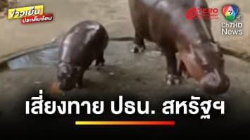 “หมูเด้ง” เสี่ยงทาย เลือกตั้งประธานาธิบดี “ทรัมป์ vs แฮร์ริส” | ข่าวเย็นประเด็นร้อน