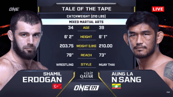 ชามิล เออร์โดกัน vs ออง ลา เอ็น ซาง | ONE 171 | 20 ก.พ. 2568 | Ch7HD