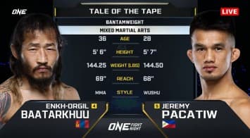 เอ็งค์ ออร์กิล vs เจเรมี ปาคาทิว | ONE FIGHT NIGHT 29 | CH7HD | 8 มี.ค. 2568