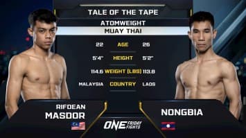 รีฟดีน มาสดอร์ vs น้องเบีย ลาวล้านช้าง | ONE ลุมพินี 107 | 9 พ.ค. 2568 | Ch7HD