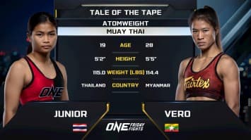 จูเนียร์ แฟร์เท็กซ์ vs เวโร | ONE ลุมพินี 107 | 9 พ.ค. 2568 | Ch7HD