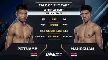 เพชรนาย่า โหน่งบางทราย vs มเหศวร เอกเมืองนนท์ | ONE ลุมพินี 108 | 16 พ.ค. 2568 | Ch7HD