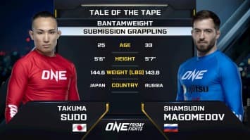 ทาคูมะ ซูโดะ vs ชามซูดิน มาโกเมดอฟ | ONE ลุมพินี 114 | 27 มิ.ย. 2568 | Ch7HD