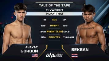 อาห์วาต กอร์ดอน vs เสกสรร แฟร์เท็กซ์ | ONE ลุมพินี 115 | 4 ก.ค. 2568 | Ch7HD