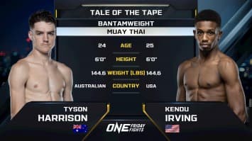 ไทสัน แฮร์ริสัน vs เคนดู เออร์วิง | ONE ลุมพินี 117 | 25 ก.ค. 2568 | Ch7HD