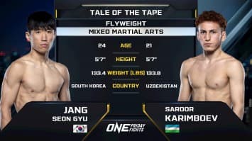 จัง ซอน กิว vs ซาร์ดอร์ การิมโบเอฟ | ONE ลุมพินี 120 | 15 ส.ค. 2568 | Ch7HD