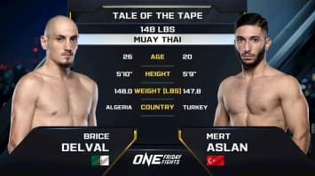 บริซ เดลวัล vs แมร์ต อัสลาน | ONE ลุมพินี 120 | 15 ส.ค. 2568 | Ch7HD