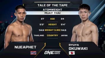 เหนือเพชร กีล่าสปอร์ต vs ริวยะ โอคุวากิ | ONE ลุมพินี 121 | 22 ส.ค. 2568 | Ch7HD