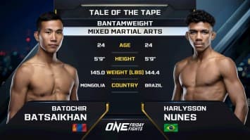 บาโตเชียร์ แบตไซค์ฮาน vs อาร์ลีซอน นูนีส | ONE ลุมพินี 122 | 29 ส.ค. 2568 | Ch7HD